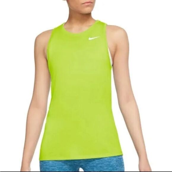 Nike Tops - NEW Nike Dri-Fit Green Sleeveless Training Tank Top Shirt Women